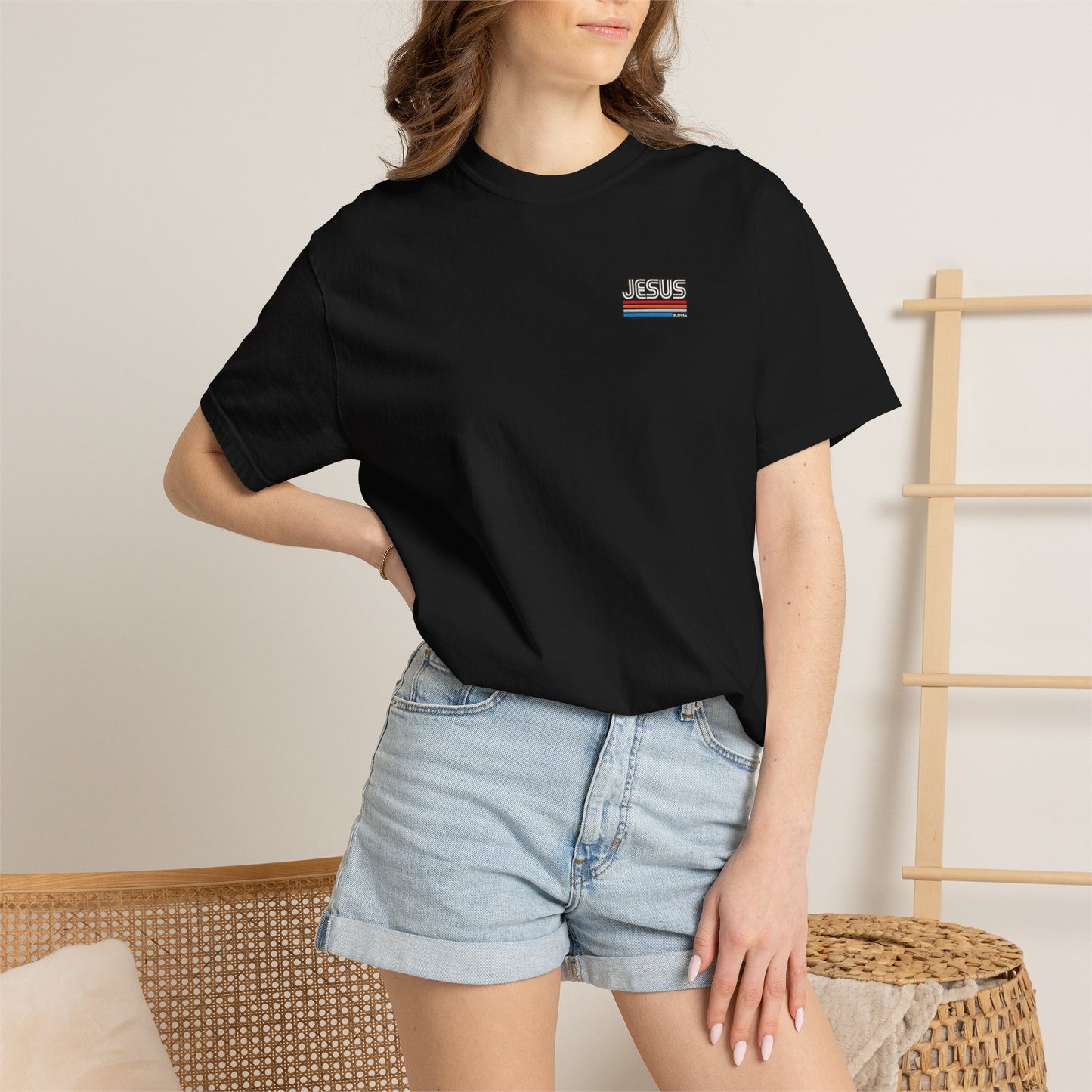 Jesus Retro King Unisex T-shirt
