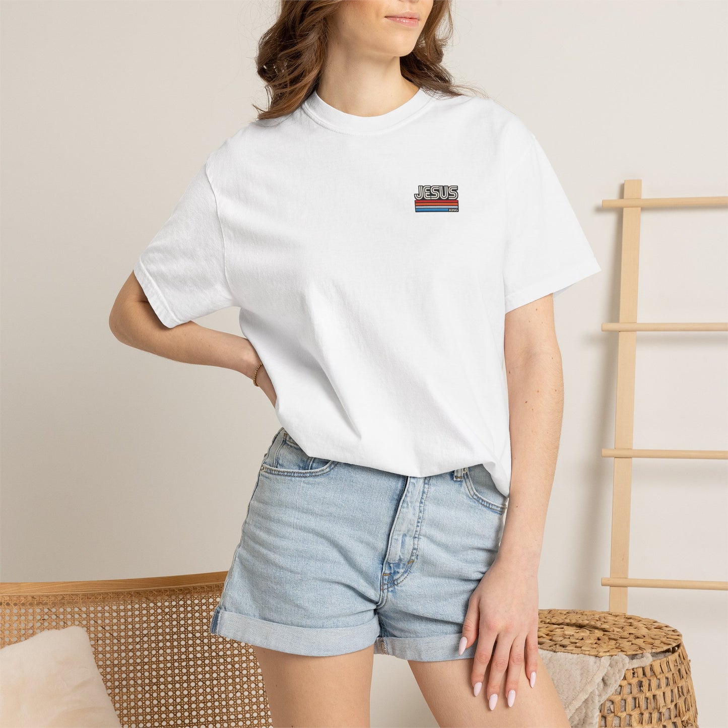 Jesus Retro King Unisex T-shirt