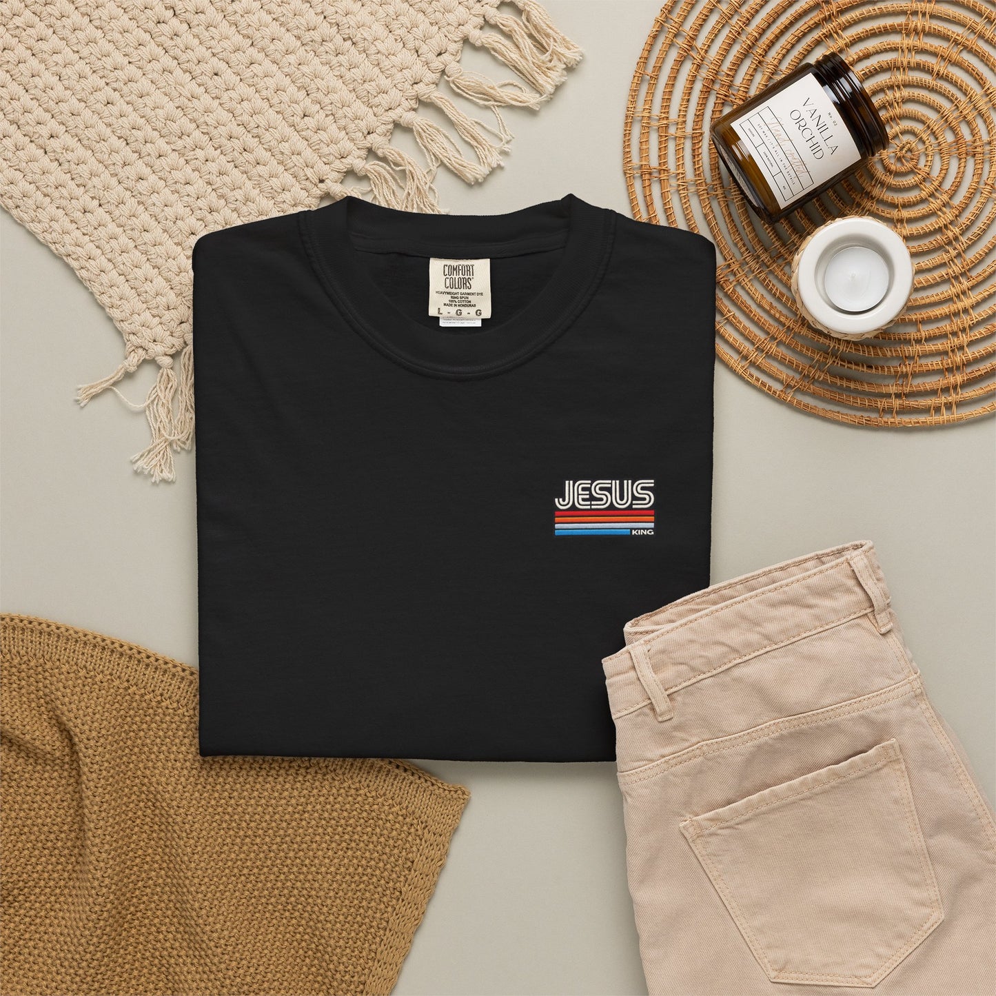 Jesus Retro King Unisex T-shirt